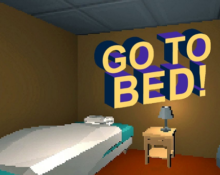 going to bed game